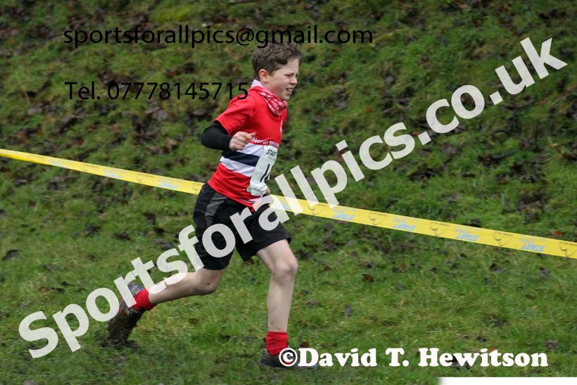 Boys under-13s, NECAA Junior Cross Country Relays, Thornley Farm, Peterlee, Saturday, December 12th. Photo: David T. Hewitson/Sports for All Pics
